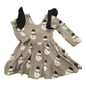 Monica and Andy snowman dress 12-18 month